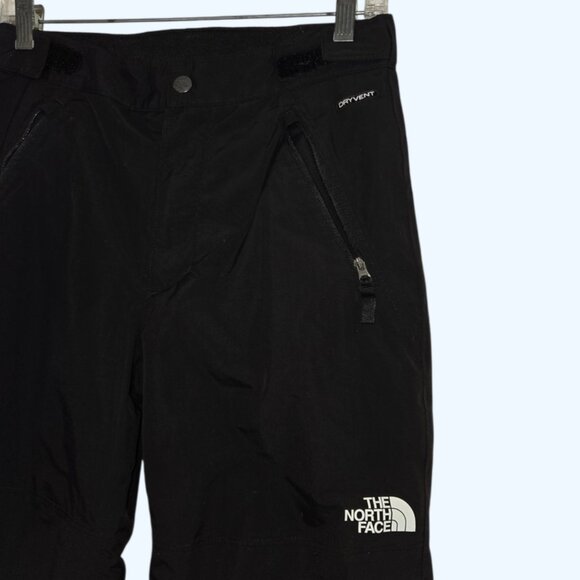 The North Face Boy's Snow Ski Pants Youth Size Large Black Dry Vent EZ Grow - Picture 2 of 8